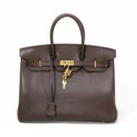 에르메스 벌킨 35cm 하바나 브라운/금장