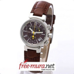 루이비통  땅부르 LV277 가죽 브라운 여성용