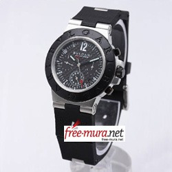 불가리 스포츠 디아고노 알루미늄 Rubber 블랙