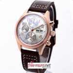 아이떠블유씨 파일럿 크르노 오토메틱 생텍쥐페리 SWISS ETA7750 가죽 브라운 로즈골드