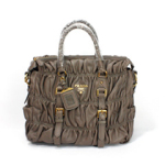 프라다 고프레 BN1336 올가죽 그레이