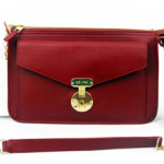 셀린느 숄더백 진레드