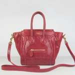 셀린느 러기지백 레드 스몰