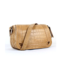 까르띠에 32cm SHOULDER BAG CROCODILE PRINT 브라운-2B058