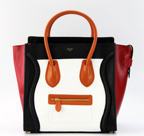 셀린느 러기지백  화이트 미듐