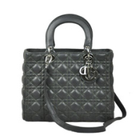크리스찬 디올 램스킨 토트 9928 진그레이