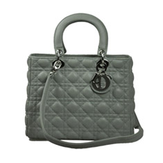 크리스찬 디올 램스킨 토트 9928 그레이