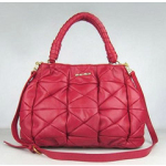 미우미우 램스킨 절개백 5663 레드