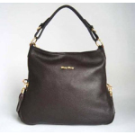 미우미우 5657 숄더백 다크 브라운