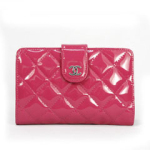 샤넬 중지갑 페이던트 핑크