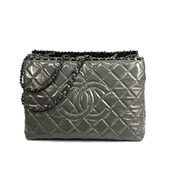 샤넬 11fw 링클페이던트 체인샤핑 그레이