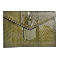 입생로랑 클러치 카키