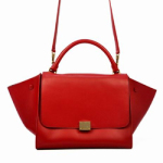 셀린느 2011 FW 트라페제 레드 램스킨