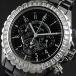 샤넬 J12 스퀘어  크로노그래프(블랙)