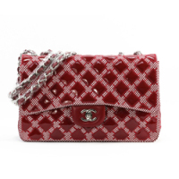샤넬 11FW 넷페이던트 플랩백 레드