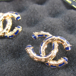 샤넬 신상 귀걸이 블루