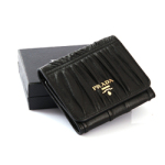 프라다 반지갑 1M0176-블랙