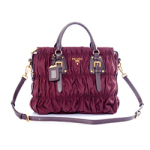 프라다 고프레 BN1336 올가죽 와인