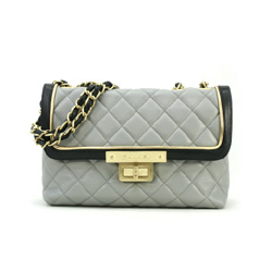 샤넬 2012년 램스킨 플랩숄더백 H2531 그레이
