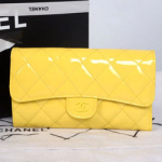 샤넬 페이던트 지갑 옐로우