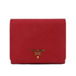 프라다 반지갑 1M0176 레드