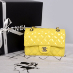 샤넬 클래식 페이던트 옐로우/은장