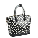 루이비통 베르니 쿠사마 아요이 락킷 토트백 M91398-블랙