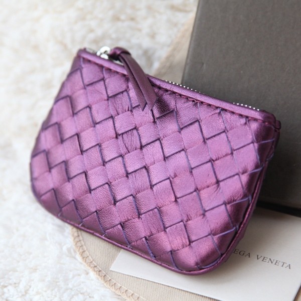 보테가 단지갑 퍼플
