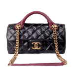 샤넬 토드백 칼프스킨 블랙