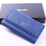 프라다 장지갑 1133 블루