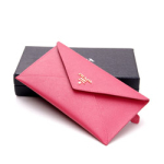프라다 1M1175 봉투지갑 핫핑크
