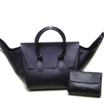 셀린느 14ss 타이 토트백 올블랙