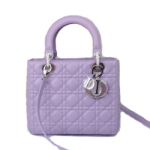 크리스찬디올 레이디디올백 스몰 램스킨 라이트퍼플