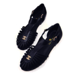 샤넬 샌들 블랙