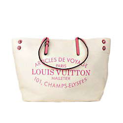 루이비통 카바스백 핑크