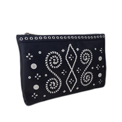 프라다 클러치 블랙 P7331