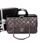 샤넬 칼프스킨 토드체인백 브라운