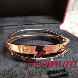 까르띠에 레이어드 러브팔찌