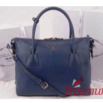 프라다 BL0890C 토트백 네이비