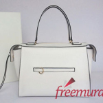 셀린느  RING HANDBAG IN WHITE BULLHIDE CALFSKIN