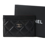 샤넬 램스킨 카드 홀더