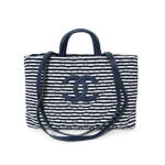 샤넬 페브릭 쇼퍼백