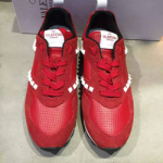 발렌티노 남여공용 스니커즈 레드