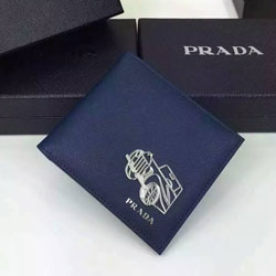 프라다 반지갑 네이비