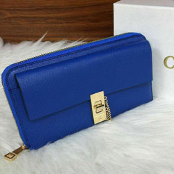 끌로에 장지갑 블루 006