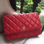 샤넬 램스킨 크로스백 레드