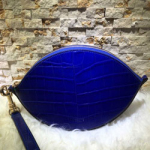 셀린느 2016 신상 파우치 크로커 블루