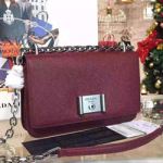 프라다 최고급버전 사피아노 크로스백 1BD009  버건디