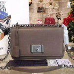 프라다 최고급버전 소가죽 체인크로스백 1BD009  브라운