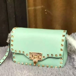 발렌티노  ROCKSTUD 크로스백 그린